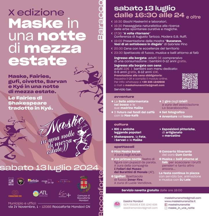 Scopri di più sull'articolo X edizione Maske in una notte di mezza estate