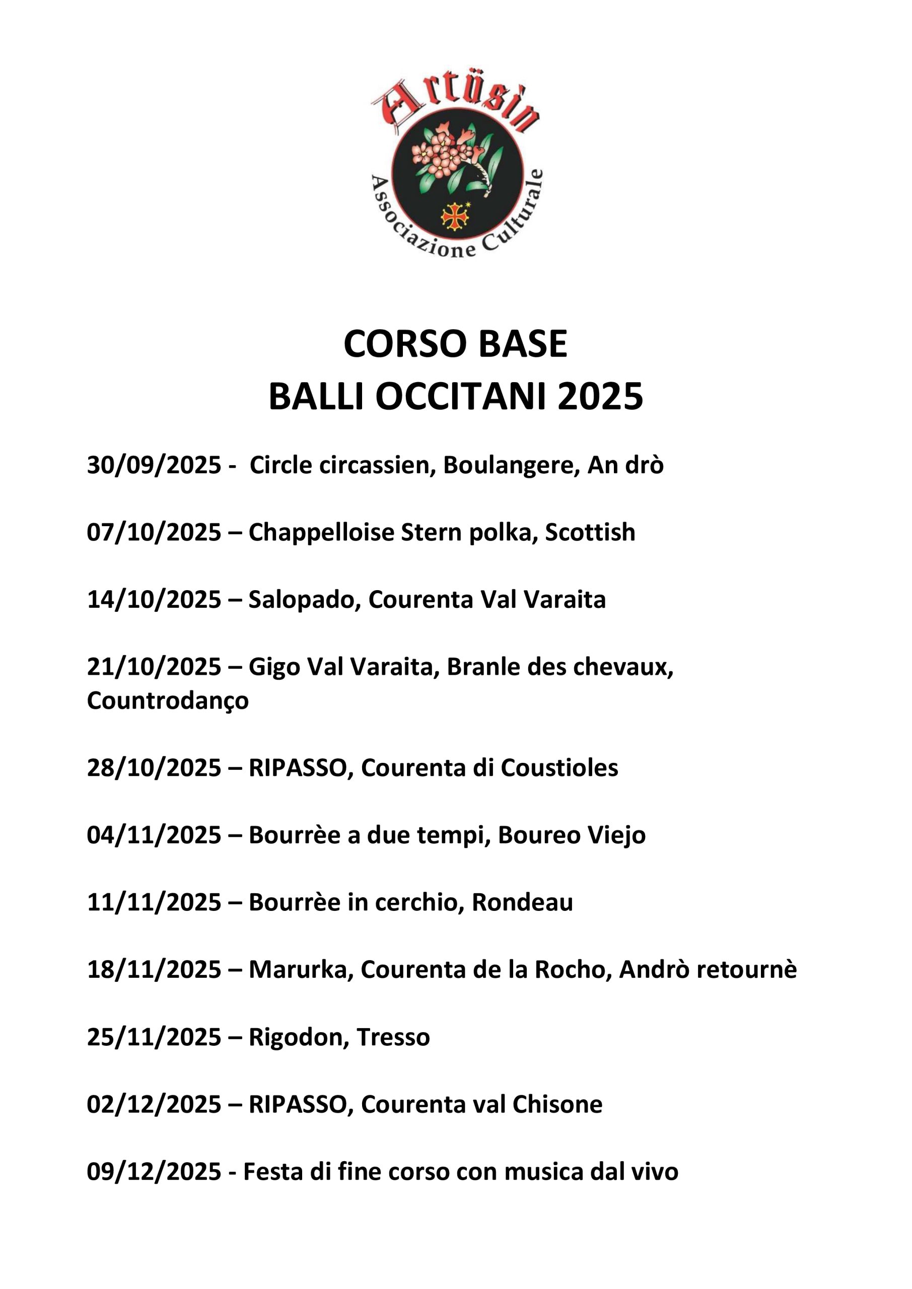 Scopri di più sull'articolo Corsi di ballo occitano BASE – 2025