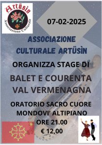Scopri di più sull'articolo STAGE DI COURENTA E BALET DELLA VAL VERMENAGNA