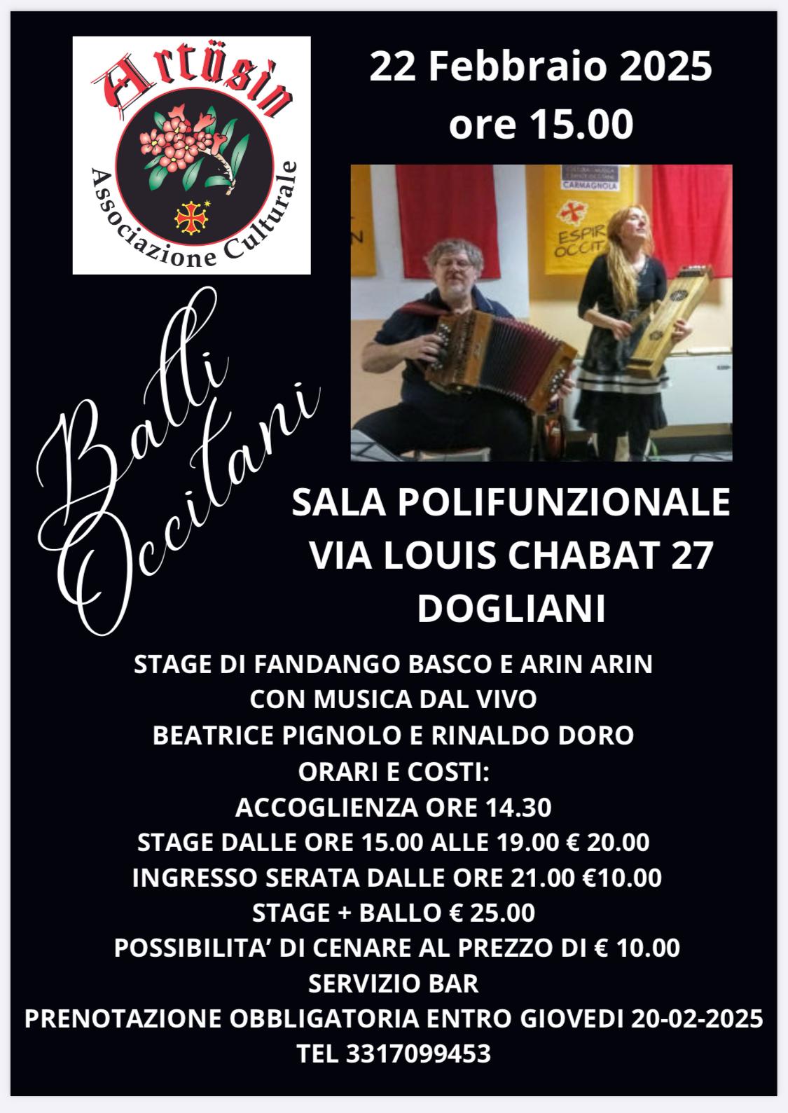 Scopri di più sull'articolo Stage di Fandango basco con Beatrice Pignolo + Serata da ballo con Rinaldo Doro e Beatrice Pignolo