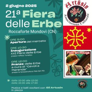Scopri di più sull'articolo Artüsìn alla XXI Fiera delle Erbe di Roccaforte
