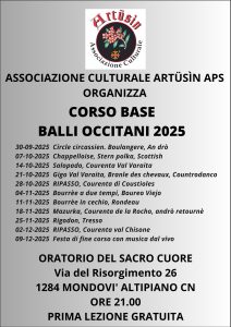 Scopri di più sull'articolo Corsi di ballo occitano BASE – 2025