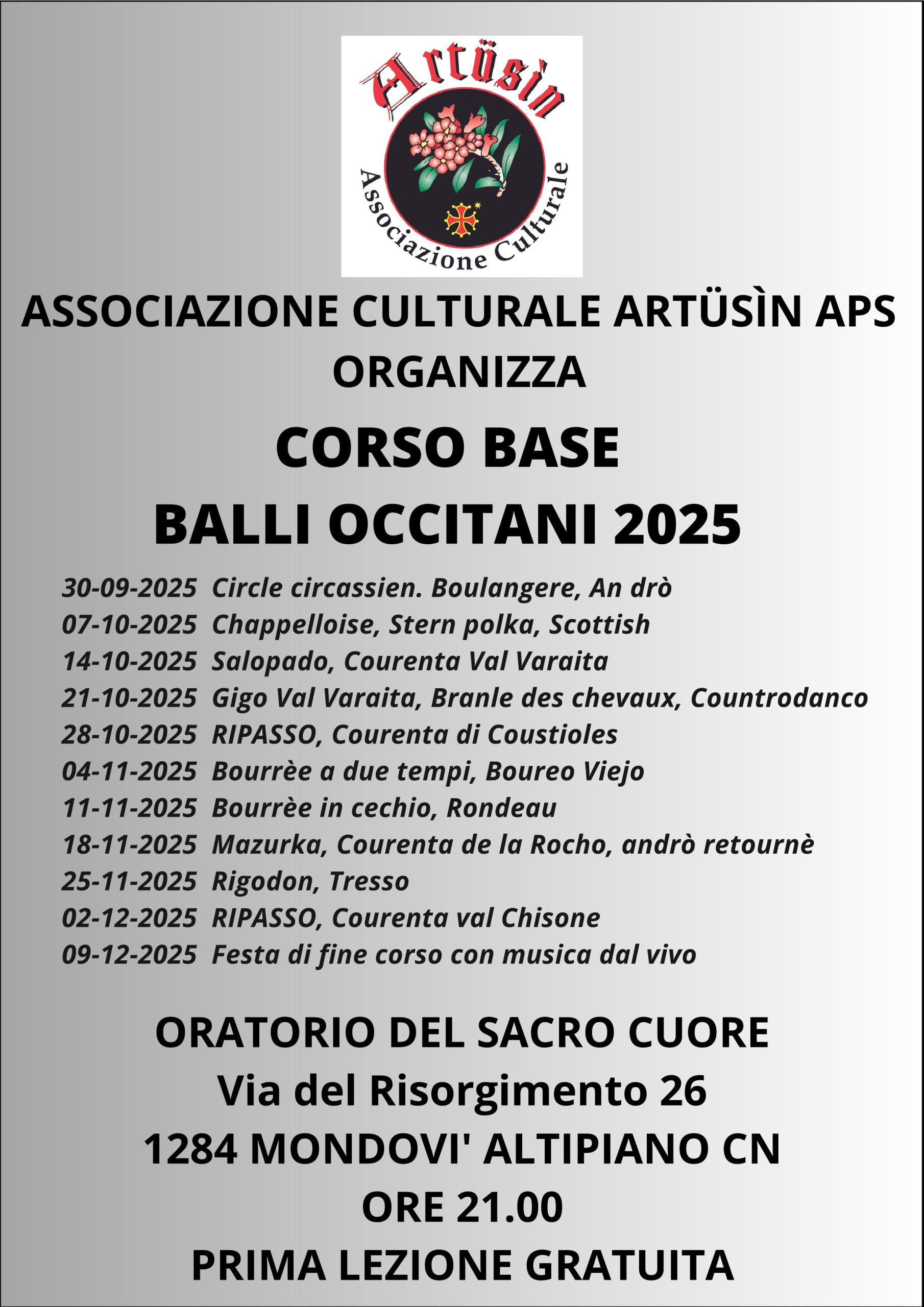 Scopri di più sull'articolo Corsi di ballo occitano BASE – 2025